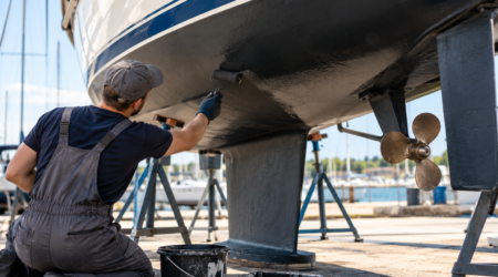 Onderschip van je boot onderhouden