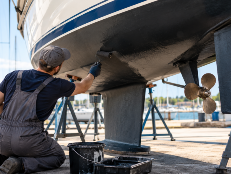 Onderschip van je boot onderhouden
